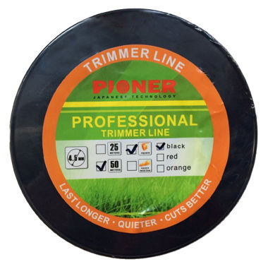 BLACK SQUARE TRIMMER LINE 4.5mm x 50m PROF PIONER / 